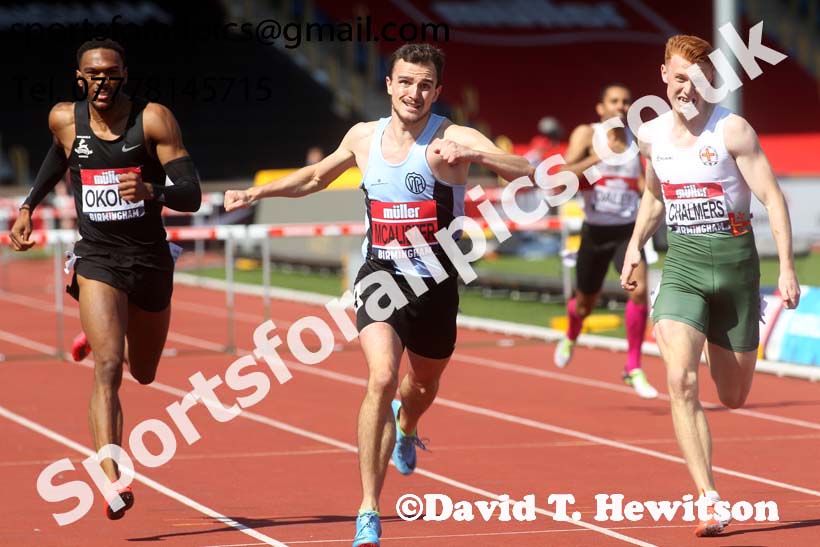 Mens 400 metres hurdles, 2019 Muller British Championships, Alexander Stadium, Birmingham. Photo: David T. Hewitson/Sports for All Pics